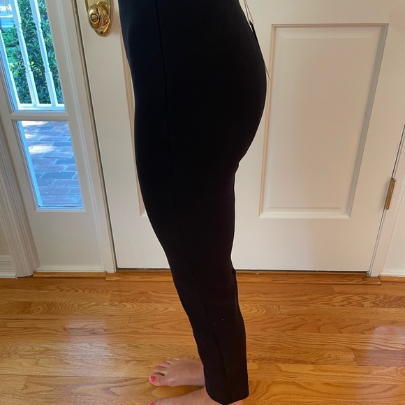 NWT QUINCE ULTA STRETCH PONTE ANLE PANTS SIZE SMALL COLOR BLACK. - Picture 3 of 13